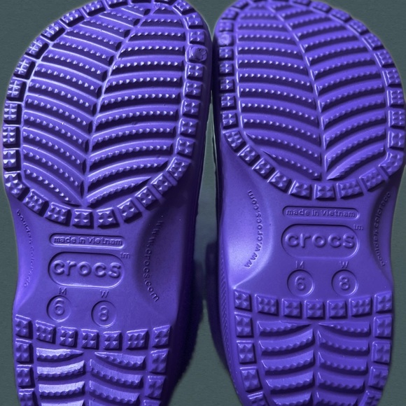 Purple Blinged out Crocs - Picture 3 of 3